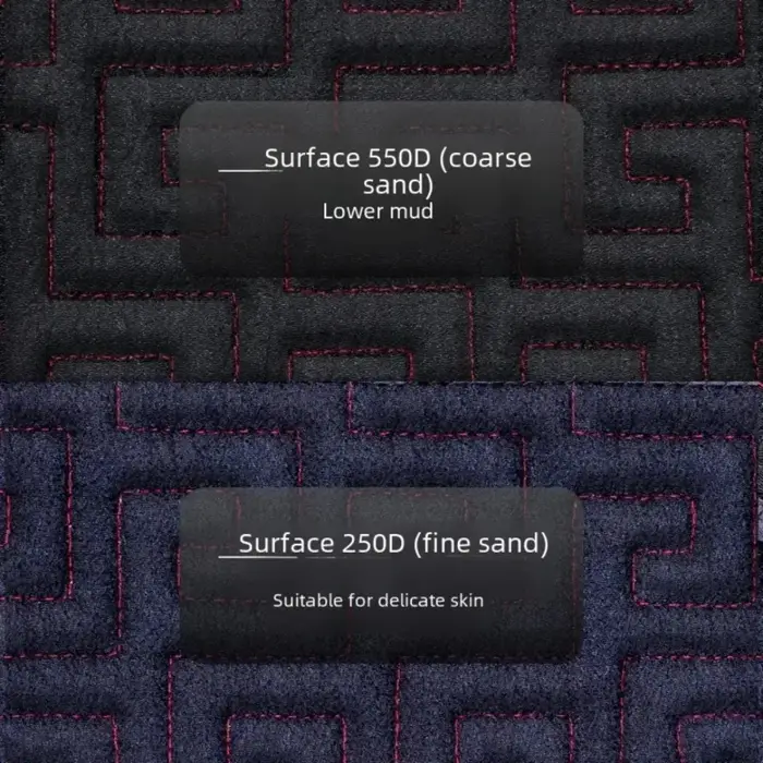 Serviette de gommage du dos double face