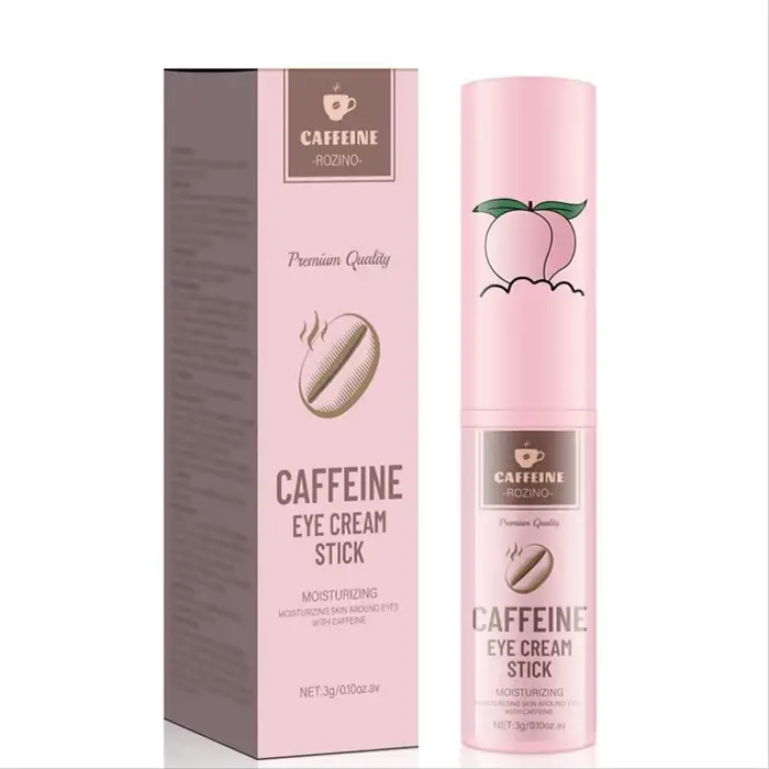 Stick de crème contour des yeux réparatrice à la caféine : hydratation et effet liftant, idéal pour