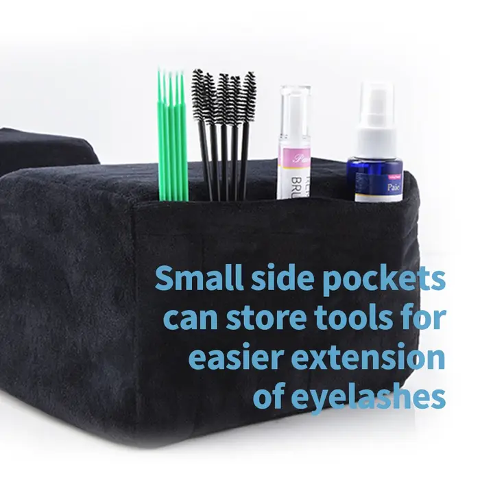 Oreiller pour cils, soutien du cou, oreiller doux, greffage de cils, mousse à mémoire de forme, Exte