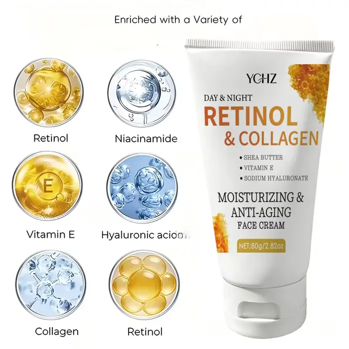 Crème anti-âge pour le visage au rétinol