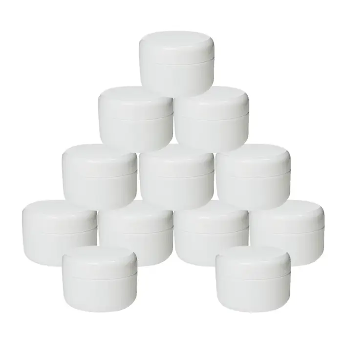 Pot de crème blanche 10/20/30/50/100/150/200/250g