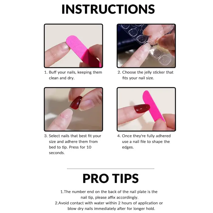 Faux ongles carrés moyens, 24 pièces, ongles français pointus en forme de cœur, ongles en acrylique