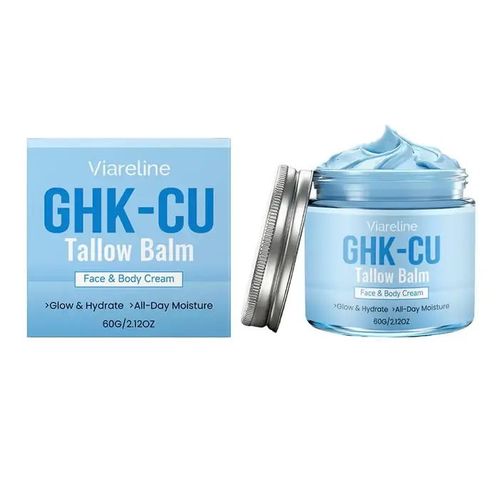 Baume au suif de cuivre GHK-CU, crème bleue, 1/2/3 PCS, hydratant pour le visage et le corps au miel