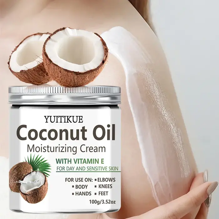Crème hydratante à l'huile de coco YUITIKUE 100g