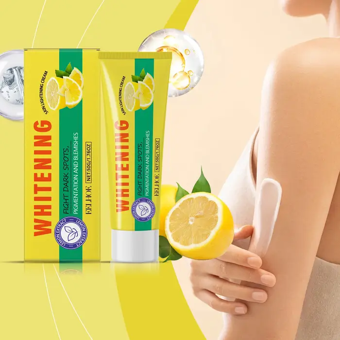 Eelhoe Lotion pour le corps au citron hydrate doucement la peau laisser lisse brillant rafraîchissant parfumé hydratant améliore la sécheresse