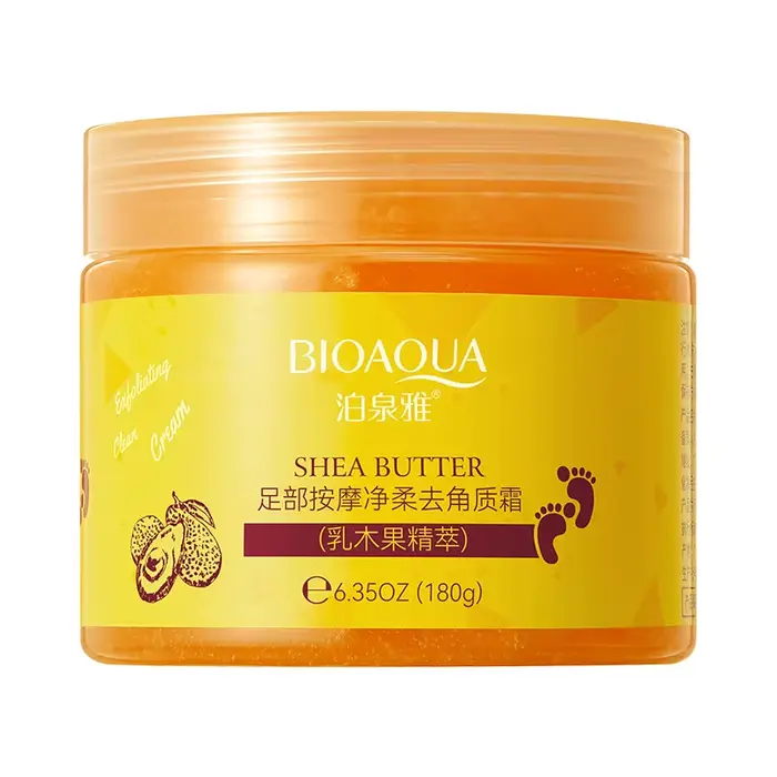 Crème exfoliante pour massage des pieds, masse en douceur la peau, nettoie en profondeur la saleté e
