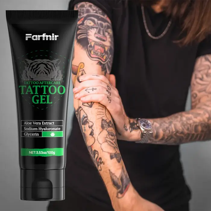 Le gel de tatouage 3, 53 oz/100 g convient à l'hydratation et à l'entretien en profondeur après