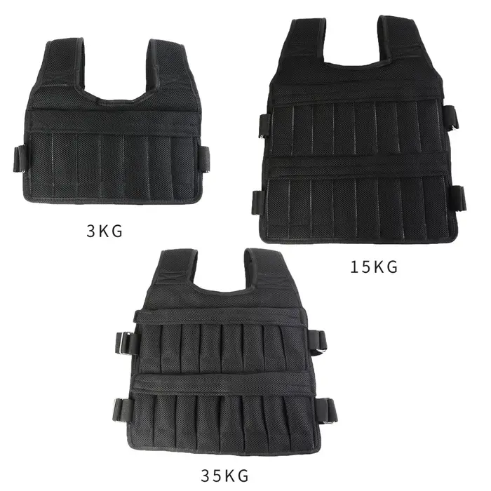 Gilet lesté réglable 3/15/35 kg pour l'entraînement de boxe