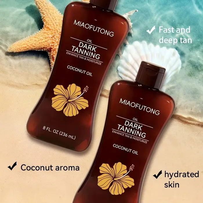 Huile Accélératrice de Bronzage à la Noix de Coco 236ml