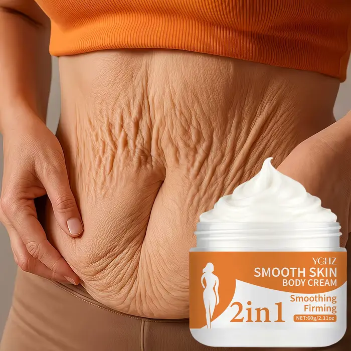 Crème thermique hydratante pour le corps 2-en-1 - Raffermissante et liftante - Beurre de karité et extraits de plantes