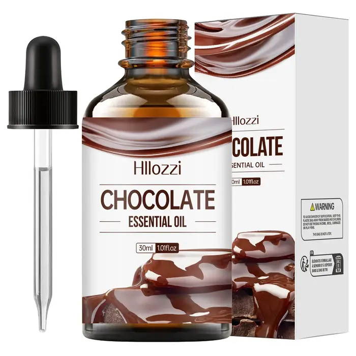L'huile essentielle de chocolat a un parfum doux et moelleux et convient au massage corporel et aux 