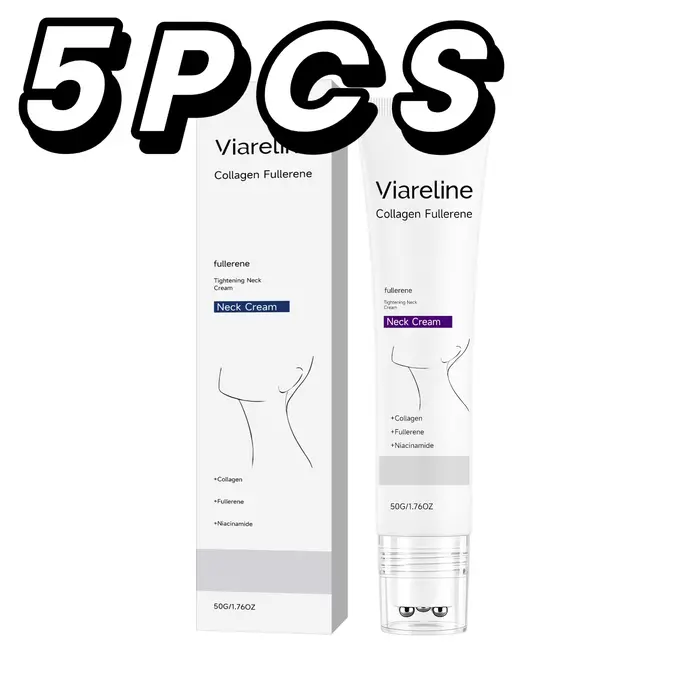 Crème raffermissante pour le cou, masseur à rouleaux, collagène, fullerène, hydratant, niacinamide, 