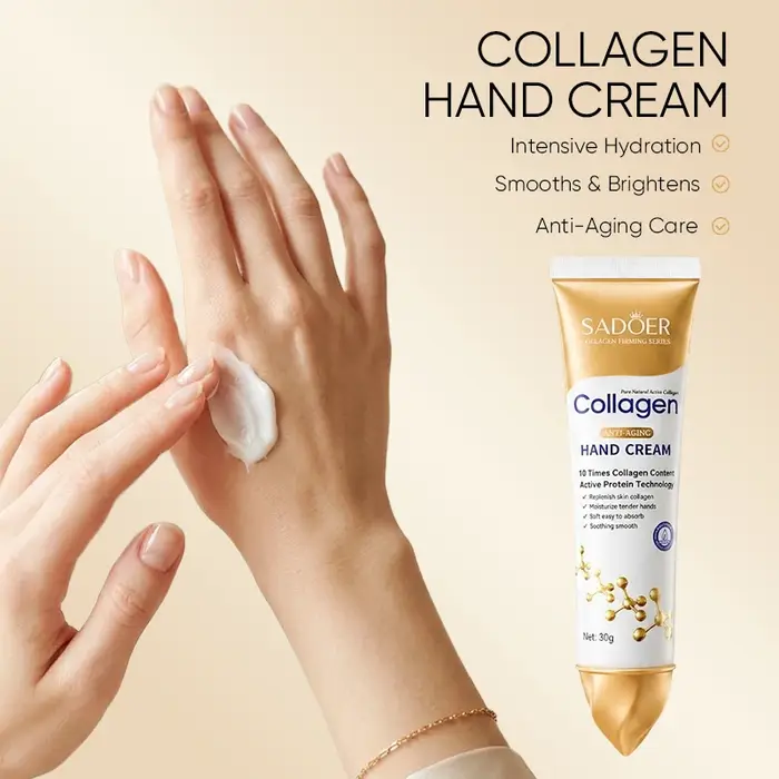 Crème pour les mains au collagène