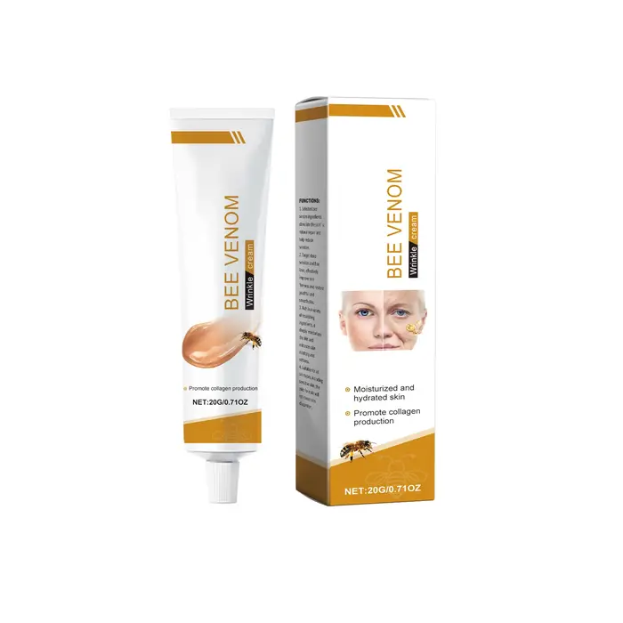 Crème anti-rides au venin d'abeille, hydratante, Lifting du visage, Anti-affaissement, amélioration,