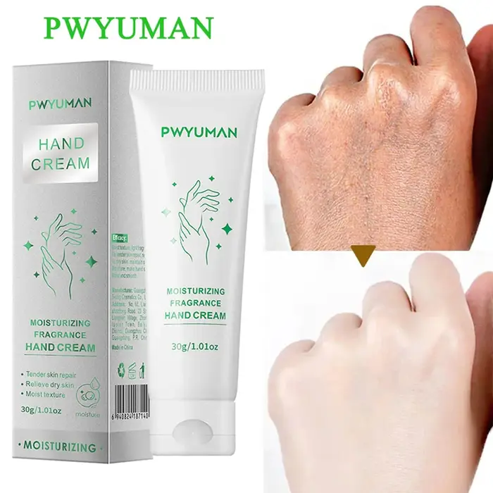Masque pour les mains et les pieds à la vitamine C et au curcuma, hydratant et exfoliant, crème pour