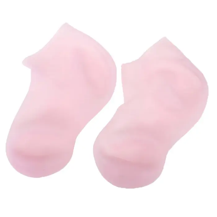 1 paire de chaussettes en gel de silicone hydratantes anti-fissures pour les pieds, protection contr