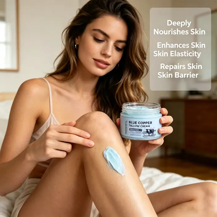 Crème au suif de cuivre bleu YURHERSU GHK-Cu
