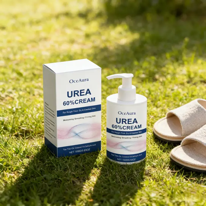 Crème pour les pieds à l'urée OceAura 60% hydratante longue durée