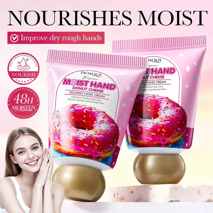 BIOAQUA beignet crème pour les mains hydratante nourrissante Anti-âge Anti rides crèmes blanchissantes