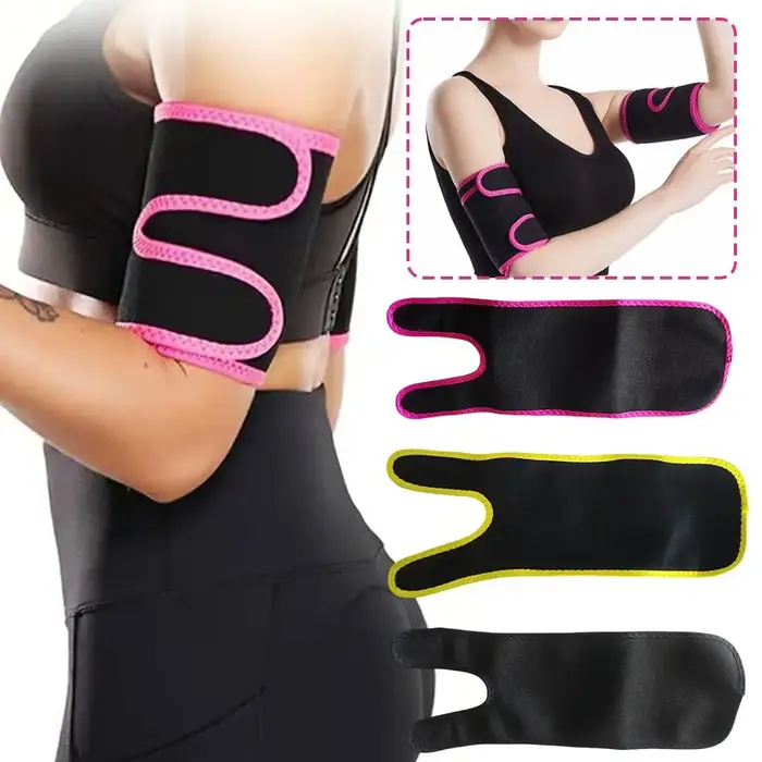 Coupe-bras Sauna bandes de sueur femmes bras plus mince formateur Anti Cellulite
