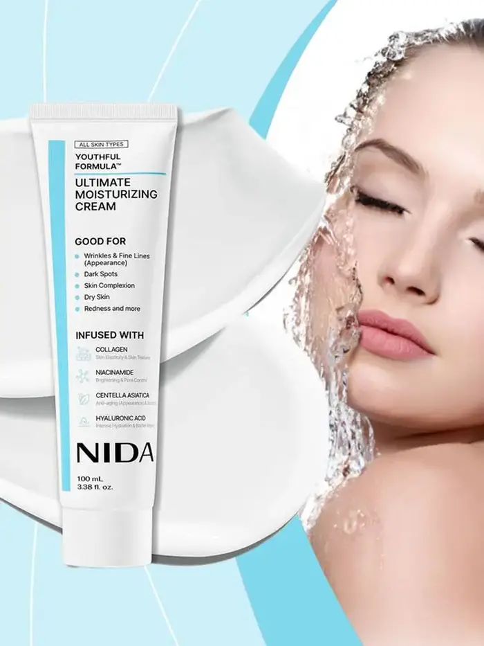 100ml Nida hydratant créamnatural extrait de plante Essence Niacinamide Centella Asiatica acide hyal