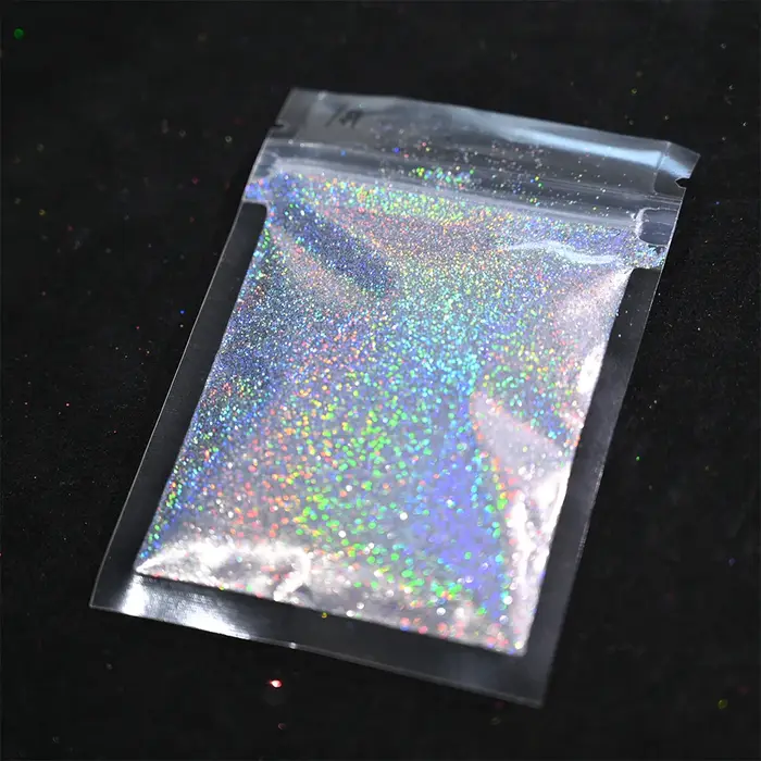 Paillettes holographiques Laser arc-en-ciel pour ongles