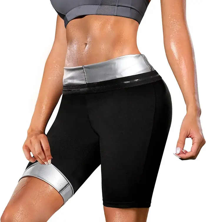 Sauna minceur pantalon taille longue formateur sueur chaude Thermo perte de poids femmes gros brûleu
