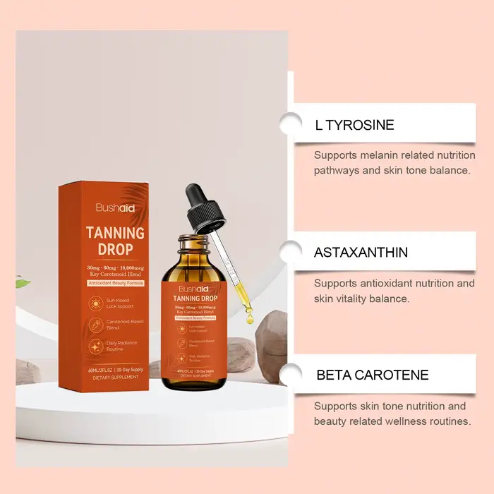 Gouttes de bronzage progressif en spray