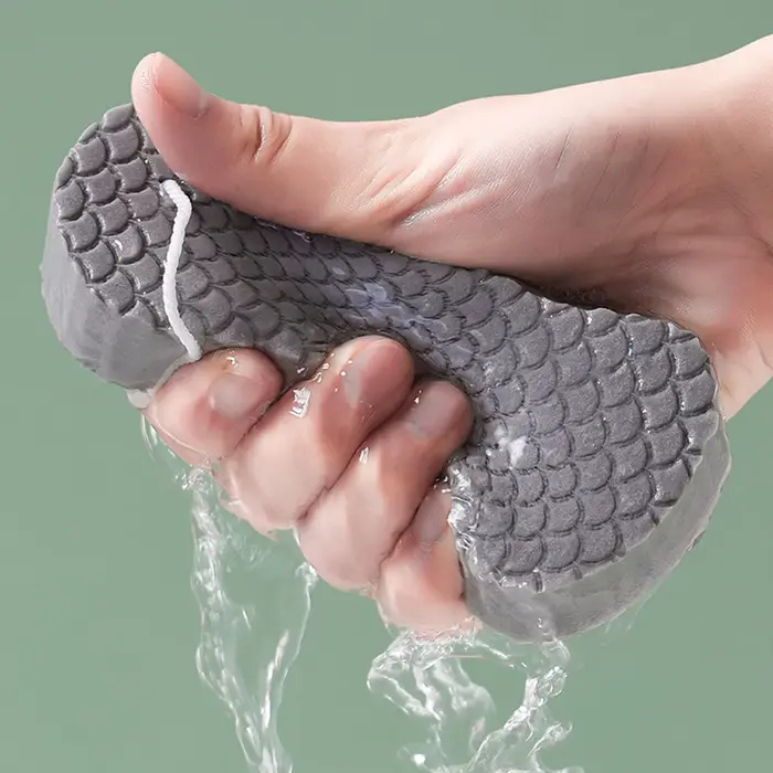 1pc doux éponge corps épurateur bain exfoliant gommage