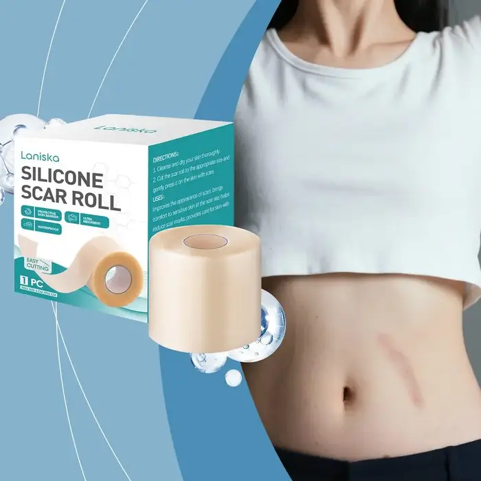 Rouleau hydrocolloïde de Patch de cicatrice de Silicone pour le soin des plaies pansements