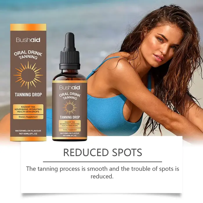 Gouttes autobronzantes hydratantes 60 ml pour le corps – Bronzant sans soleil pour adultes