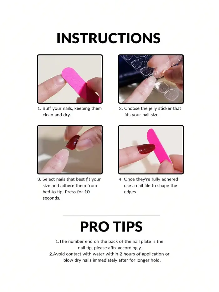 24 pièces/ensemble faux ongles carrés courts pour femmes mignon mariée coeur blanc français conseils