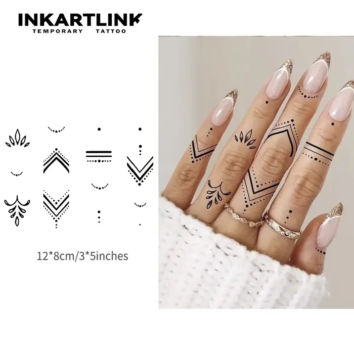 Tatouages artistiques au henné : élégants