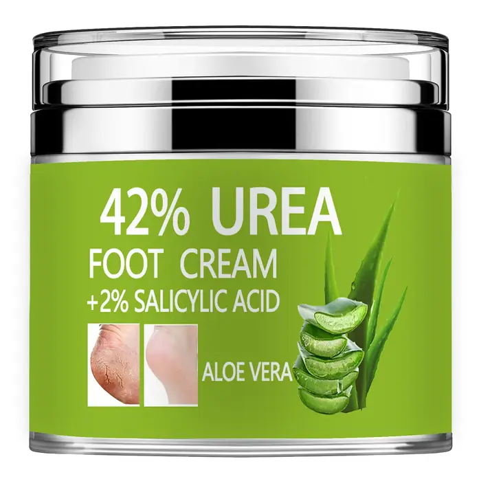 Crème d'urée 42% Plus acide salicylique 2%, crème pour les pieds à la lavande pour le traitement des