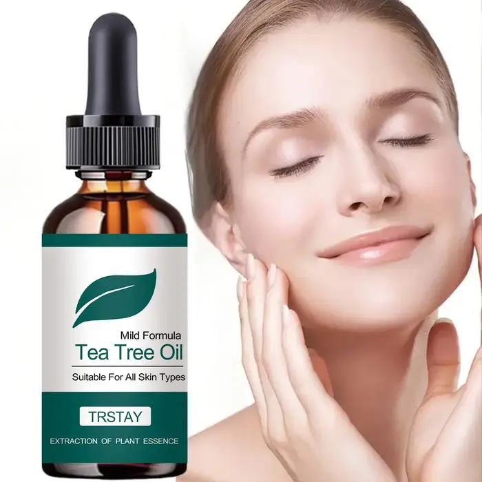 L'huile d'arbre à thé à formule douce convient à tous les types de peau, extrait d'essence végétale
