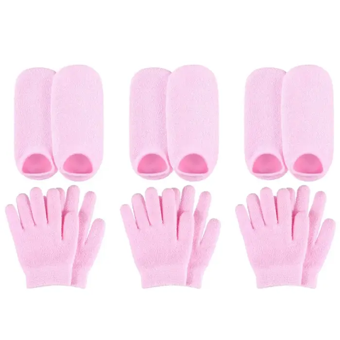 A98G-3X Gel hydratant chaussettes gants ensemble mains pieds soins de la peau Spa traitement