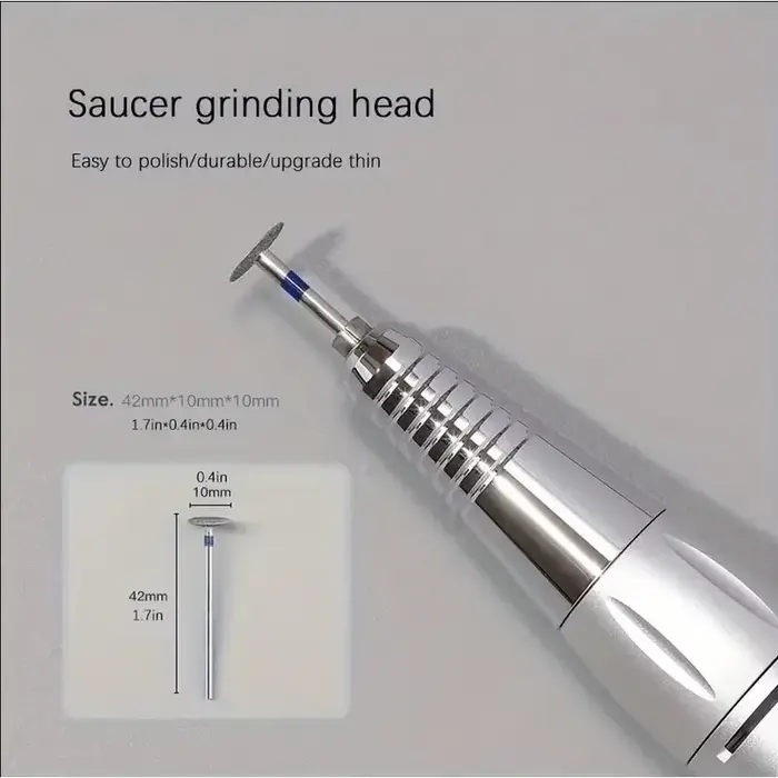 Tête de retrait diamant électrique foret à ongles disque meulage bavure T fraises broyeur coupe-cuti