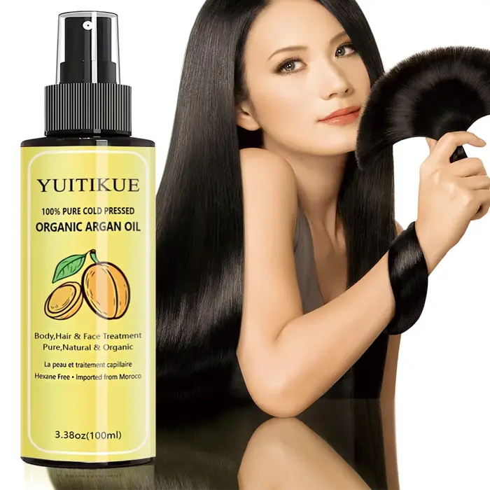 Huile d'Argan Biologique Pressée à Froid 100% Pure YUITIKUE | Pour le corps