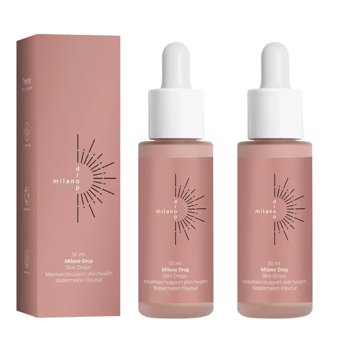 2 gouttes autobronzantes - Améliore la mélanine de la peau