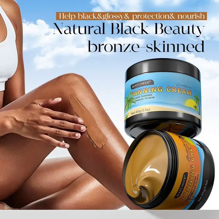 Crème bronzante naturelle