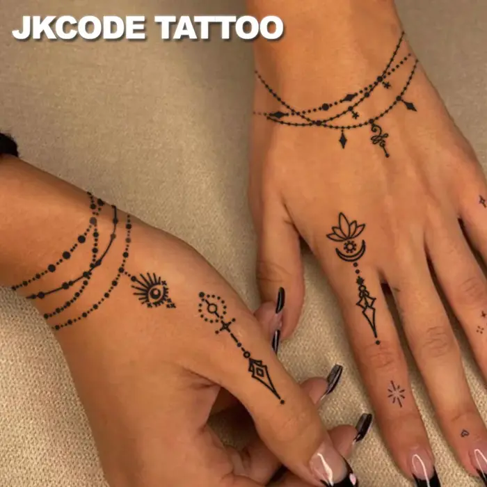 Tatouages pour les mains - Design minimaliste