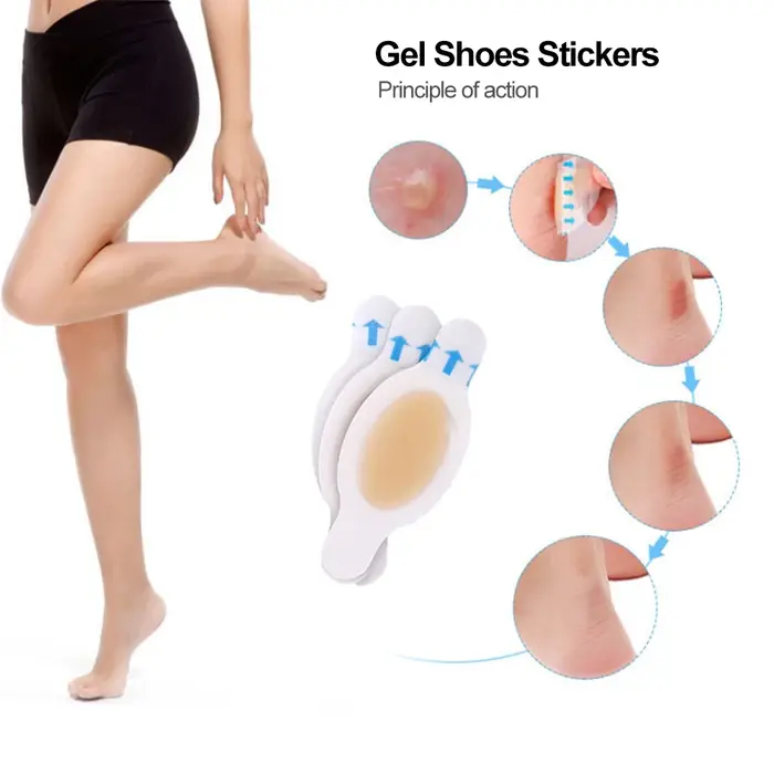 Bandages adhésifs en gel hydrocolloïdal pour pédicure