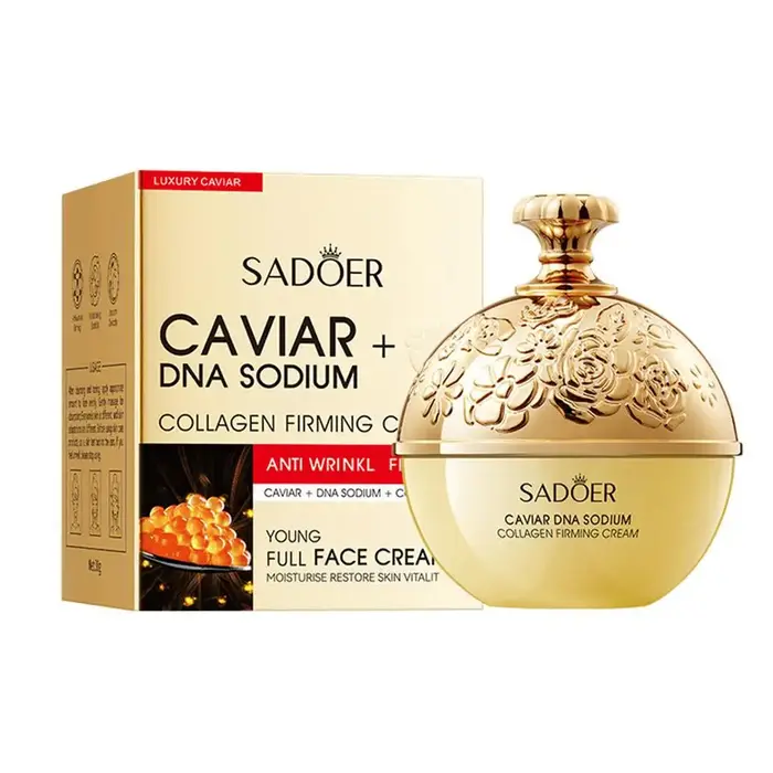 SADOER Caviar DNA Sodium Collagène Frming Crème pour hydrater nourrir Anti-âge Soins de la peau 30g
