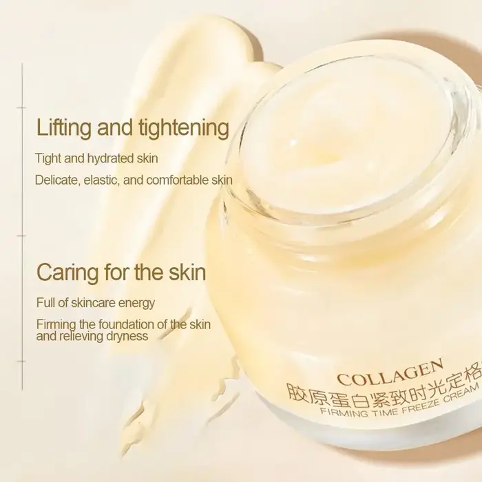 Crème visage au collagène crème raffermissante liftante hydratante
