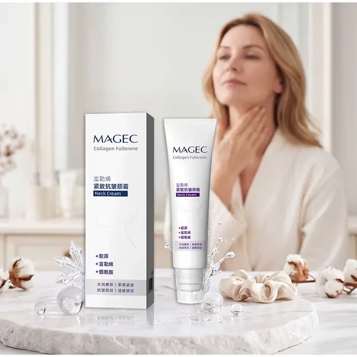 Crème hydratante élastique pour le cou à la camomille 50g – Hydratation intense