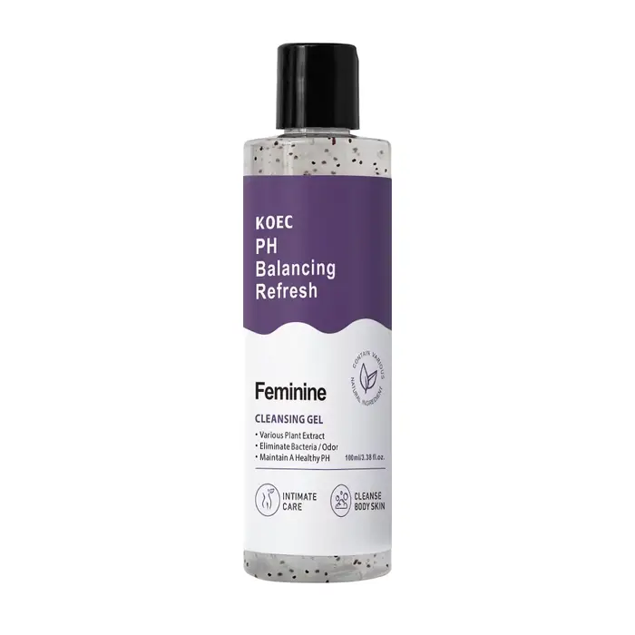 Gel Douche, Hygiène Intime Femme, Gel Douche Équilibrant le PH, Soin Féminin, Nettoyage Doux, Contrô