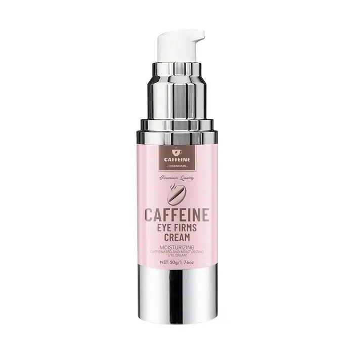 HISENRAIN Crème sous les yeux avec caféine, pompe à vide Anti-âge ferme et liftante des poches des c