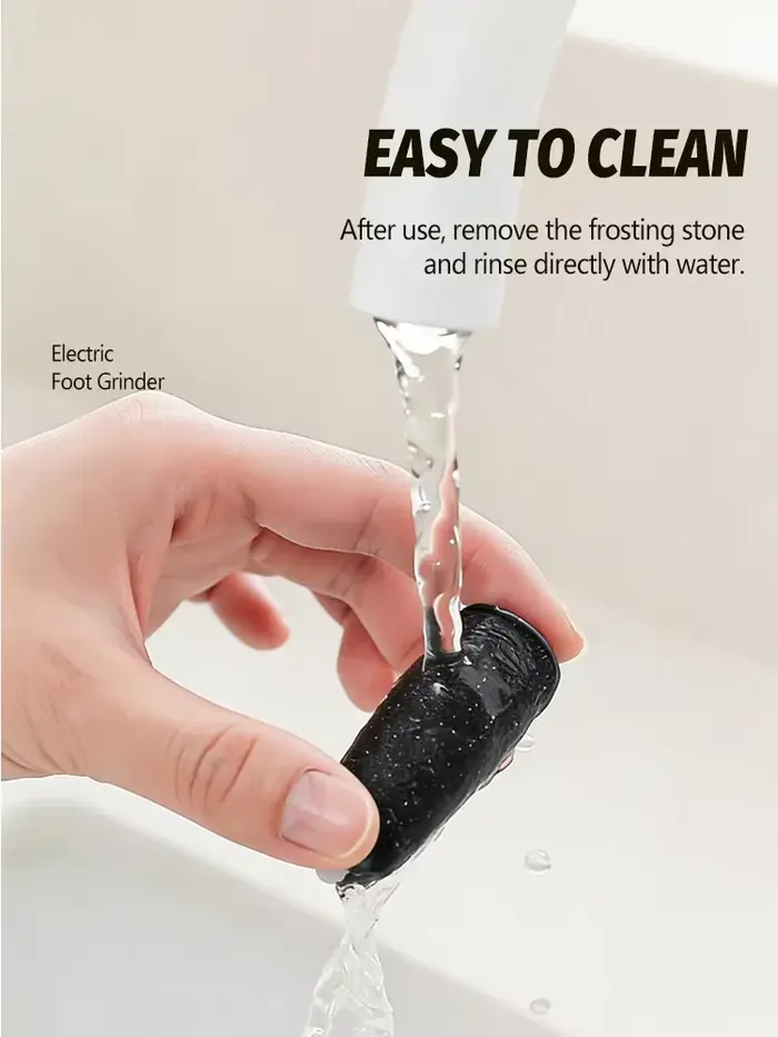 Lime électrique pour les pieds lavable