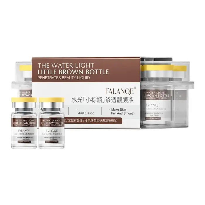 Essence hydratante au peptide de venin de serpent et sérum hydratant au saumon, effet eau légère, re