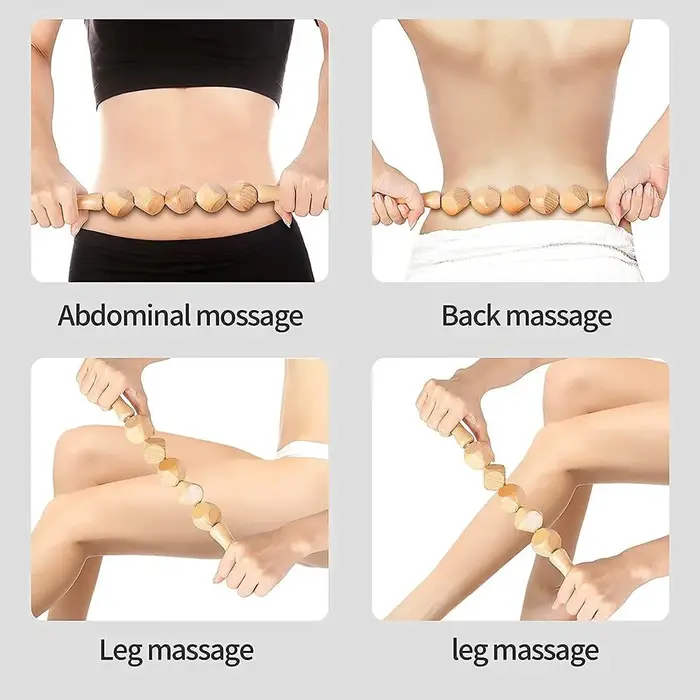Masseur de Drainage lymphatique en bois